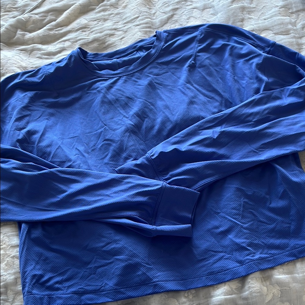 Lululemon Blue Long Sleeve Shirt